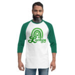 st. patrick's day 3/4 sleeve raglan shirt