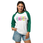 easter squad 3/4 sleeve raglan shirt