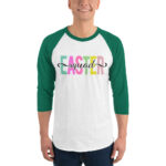 easter squad 3/4 sleeve raglan shirt