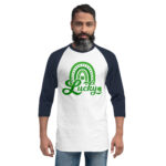 st. patrick's day 3/4 sleeve raglan shirt