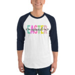 easter squad 3/4 sleeve raglan shirt
