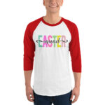 easter squad 3/4 sleeve raglan shirt
