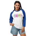 easter squad 3/4 sleeve raglan shirt