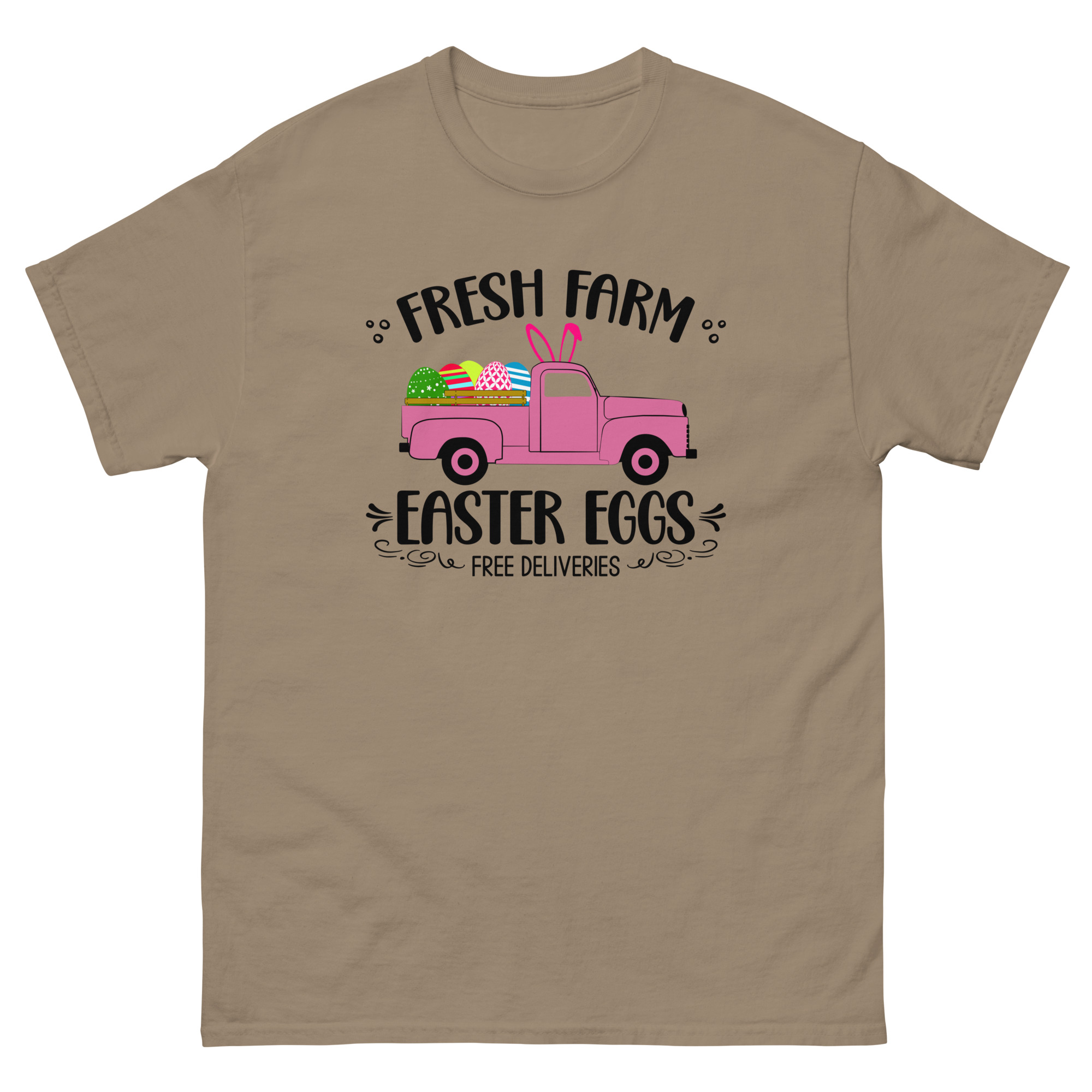 easter farm fresh truck unisex classic tee