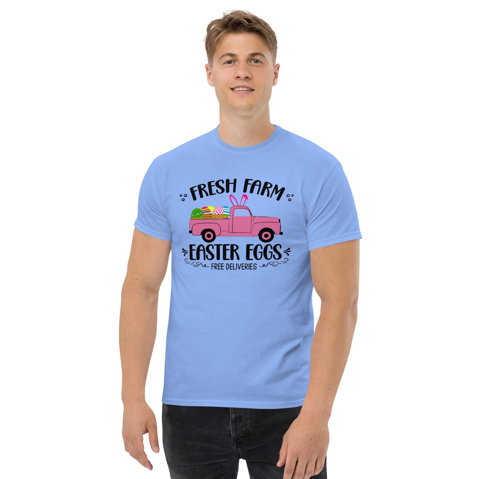 easter farm fresh truck unisex classic tee