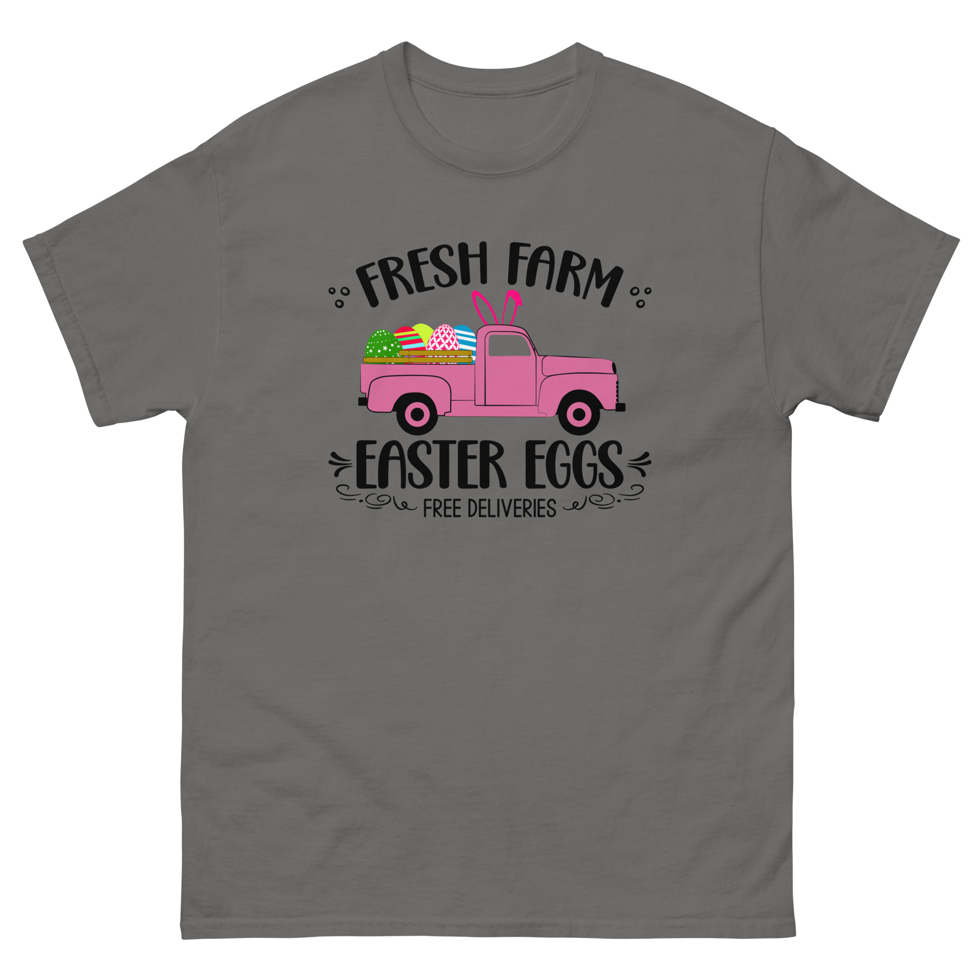 easter farm fresh truck unisex classic tee