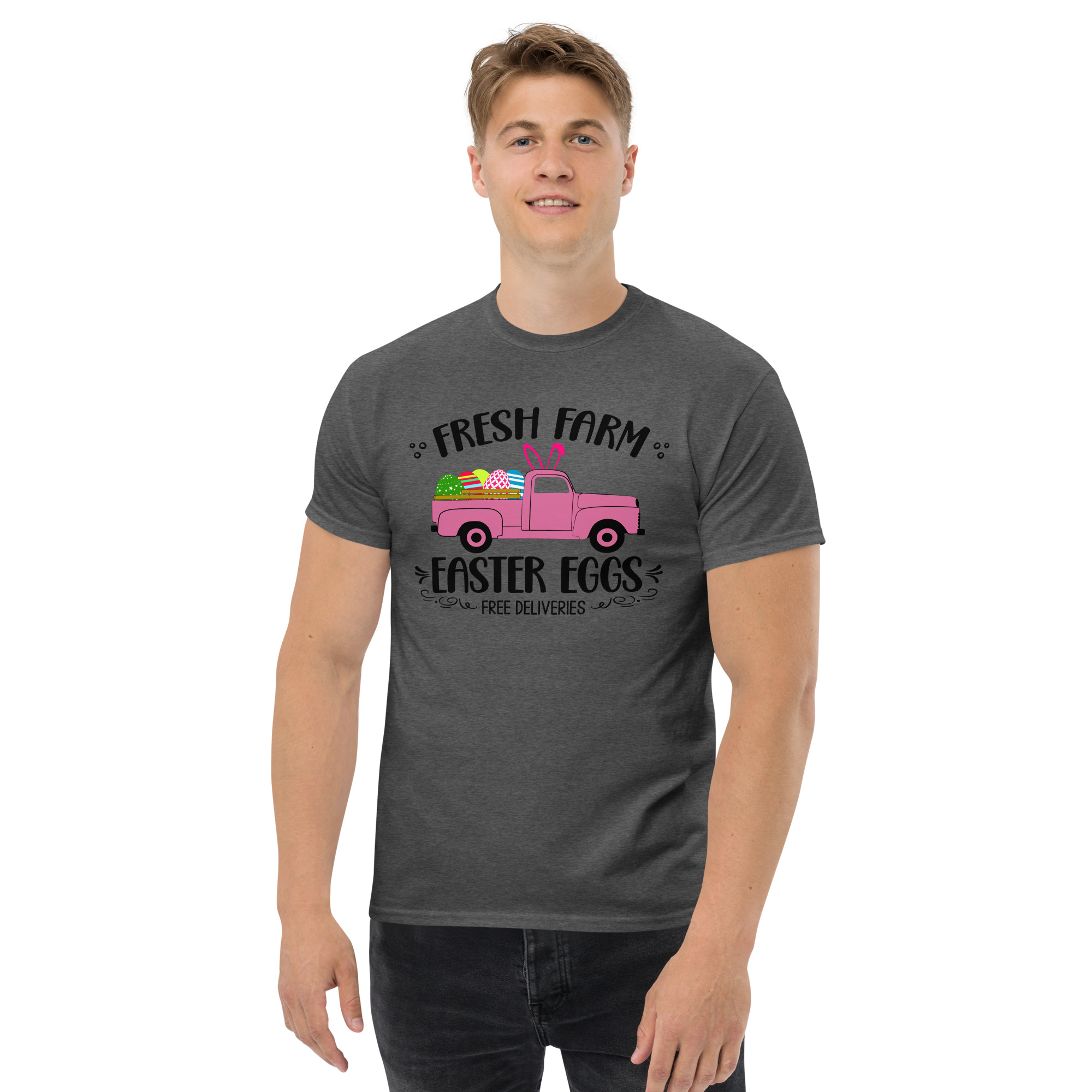 easter farm fresh truck unisex classic tee