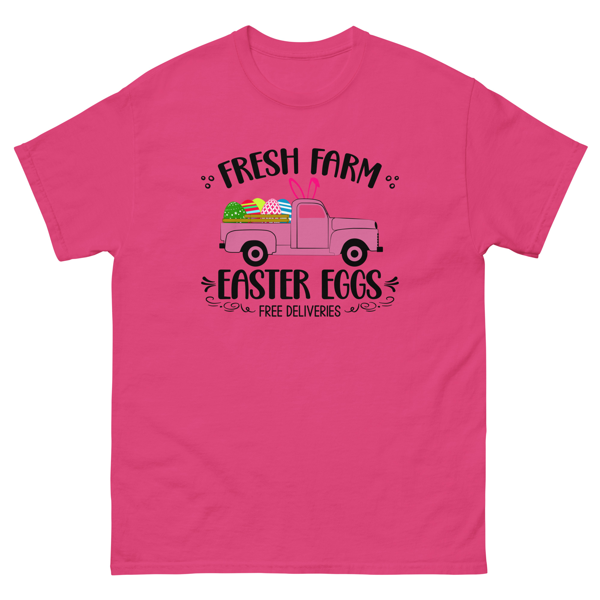 easter farm fresh truck unisex classic tee