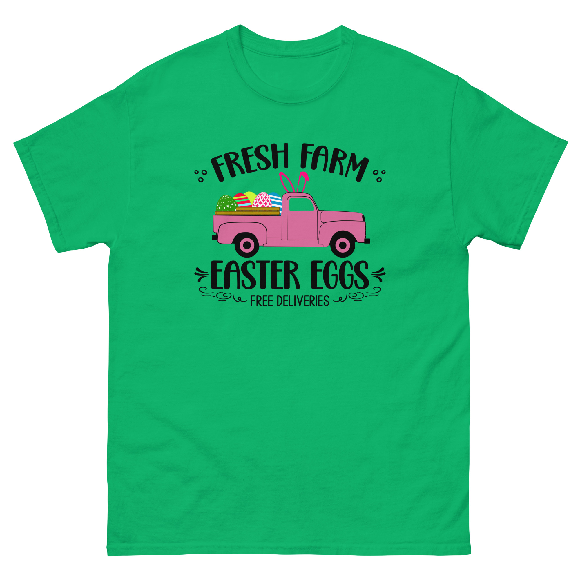 easter farm fresh truck unisex classic tee