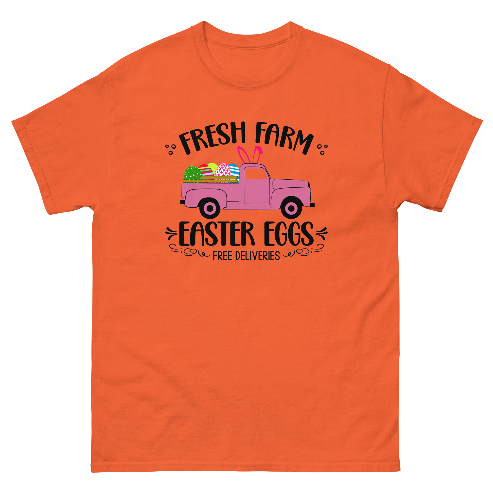 easter farm fresh truck unisex classic tee