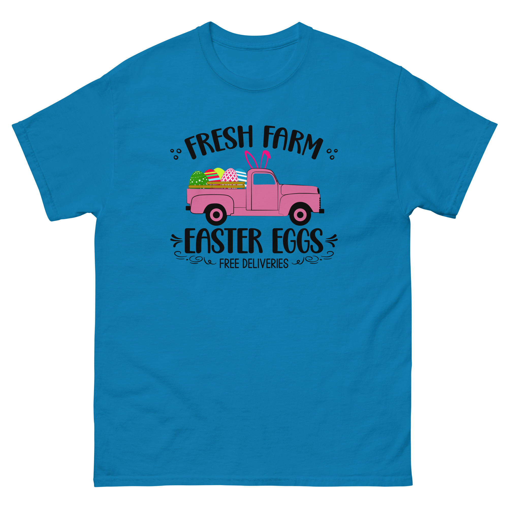 easter farm fresh truck unisex classic tee