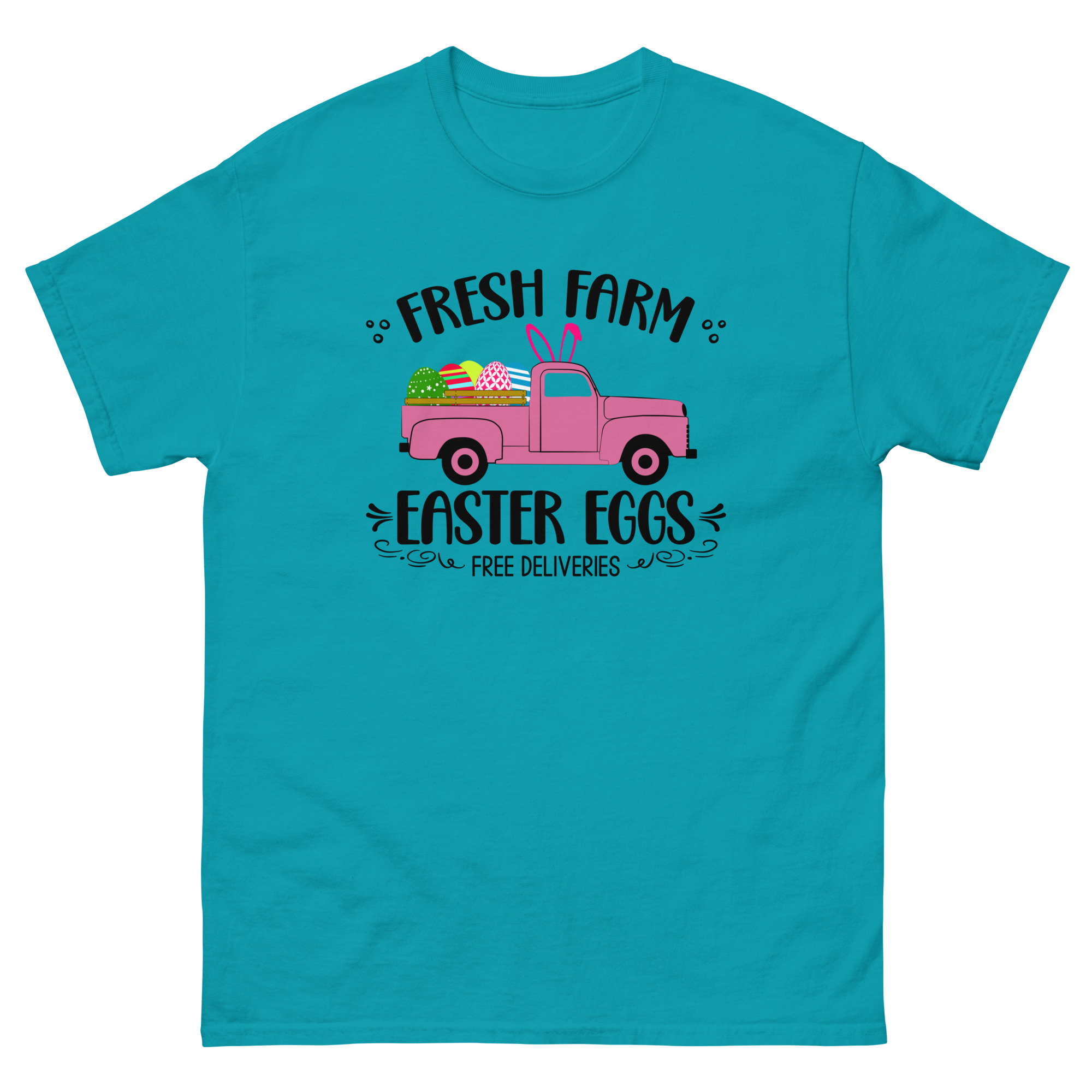 easter farm fresh truck unisex classic tee