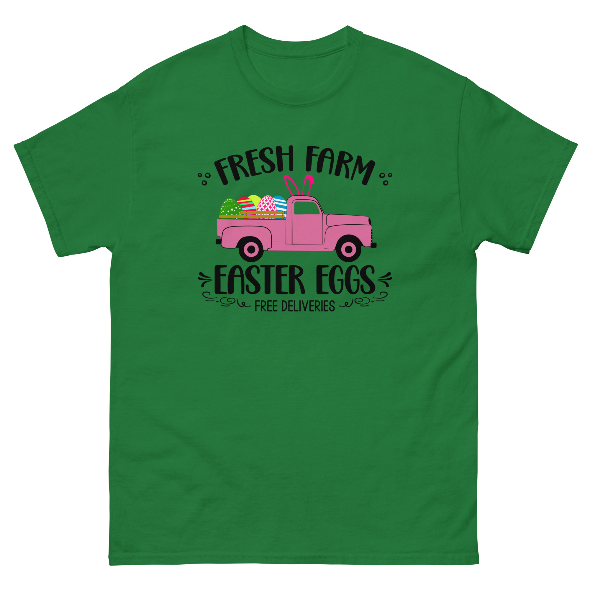 easter farm fresh truck unisex classic tee