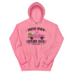 easter farm fresh truck unisex hoodie