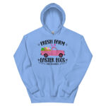 easter farm fresh truck unisex hoodie