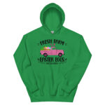 easter farm fresh truck unisex hoodie