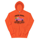 easter farm fresh truck unisex hoodie