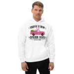 easter farm fresh truck unisex hoodie