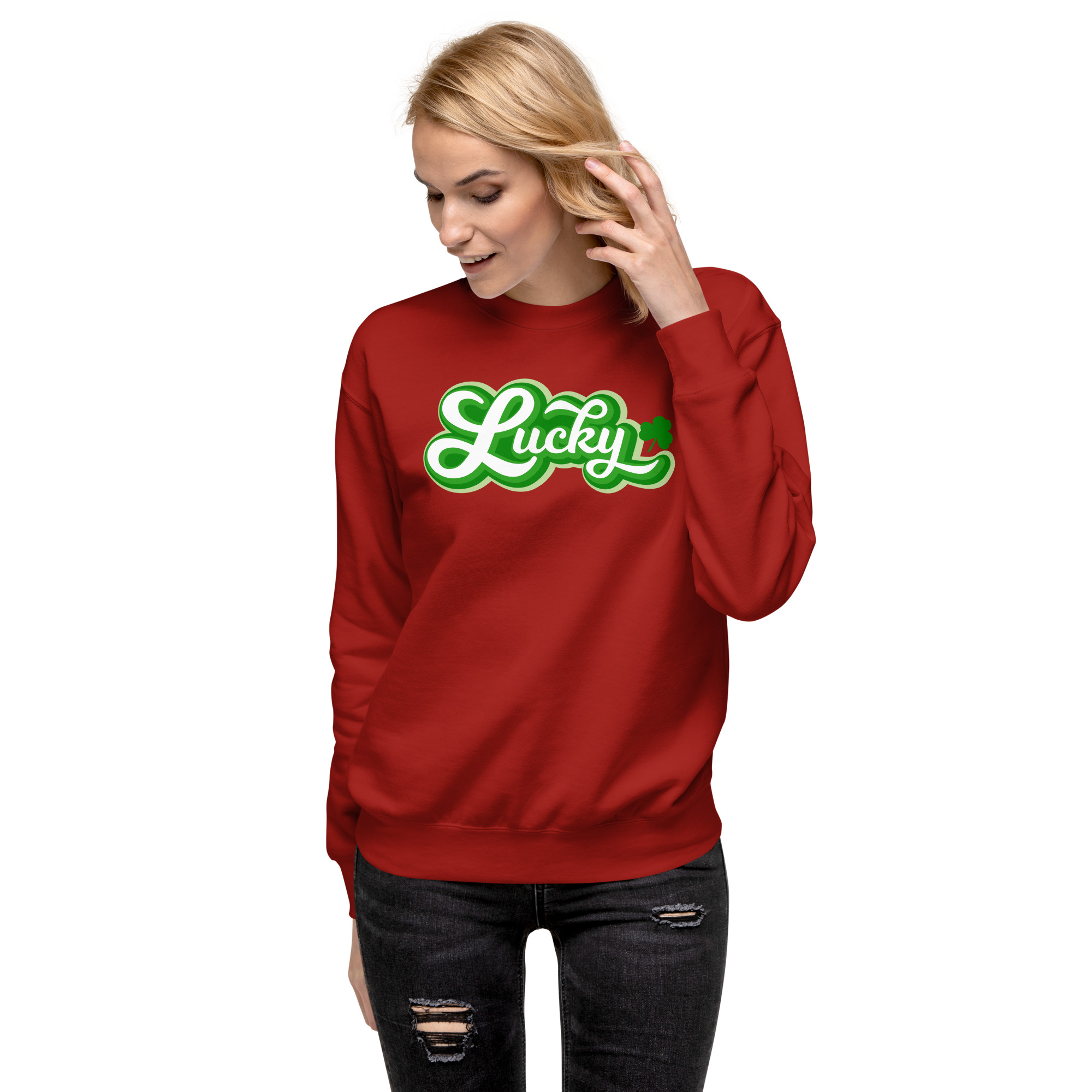 st. patrick's day unisex premium sweatshirt