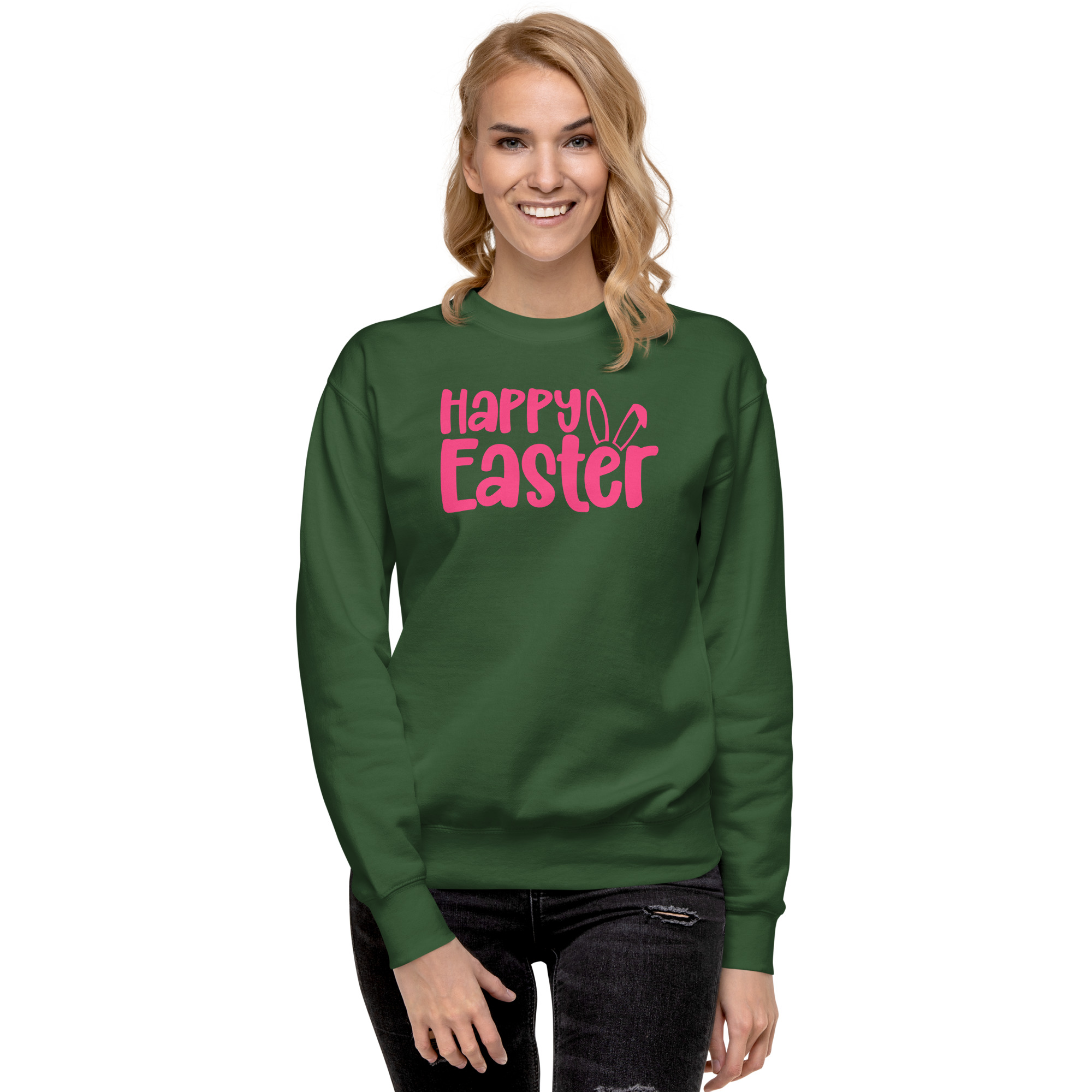 happy easter unisex premium sweatshirt