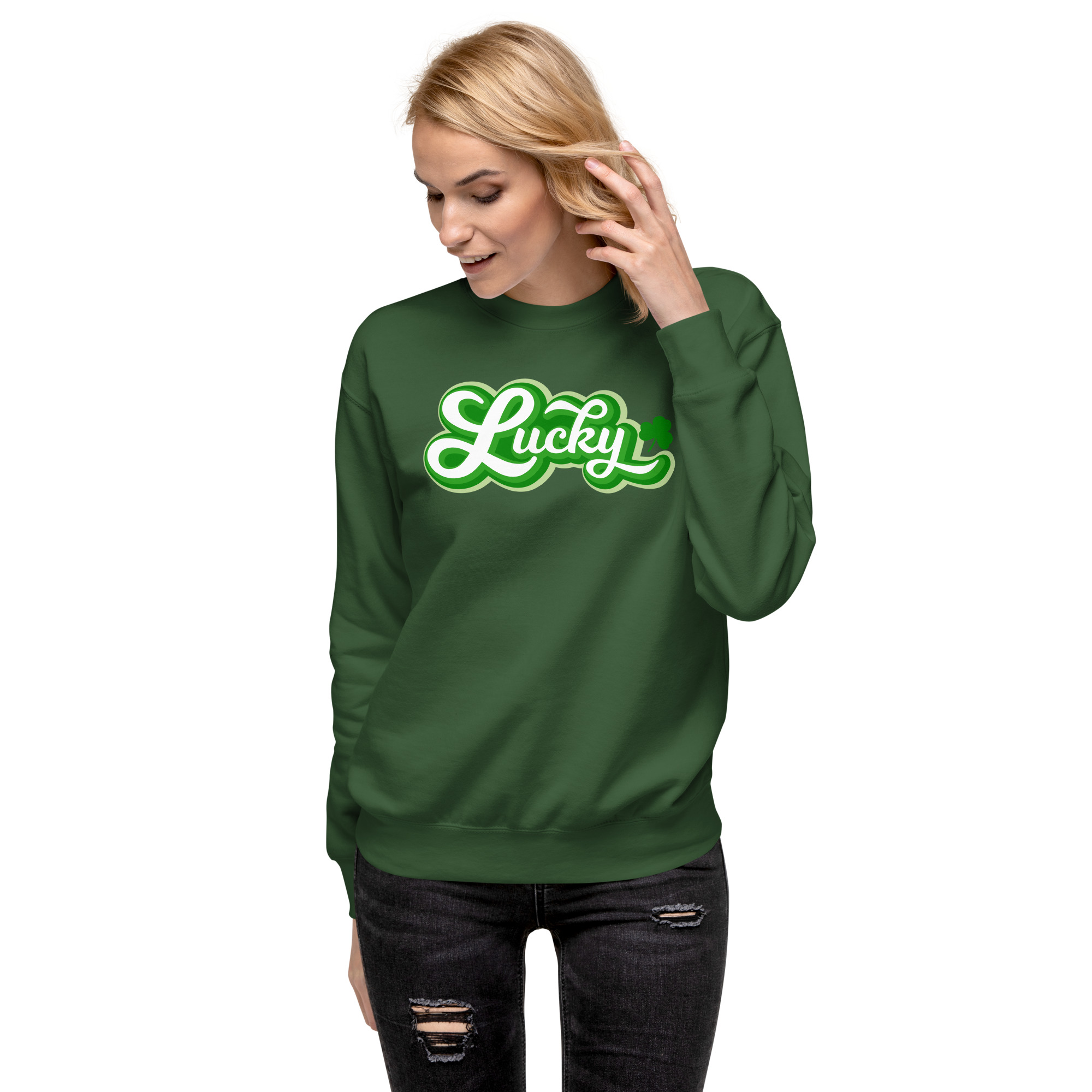 st. patrick's day unisex premium sweatshirt