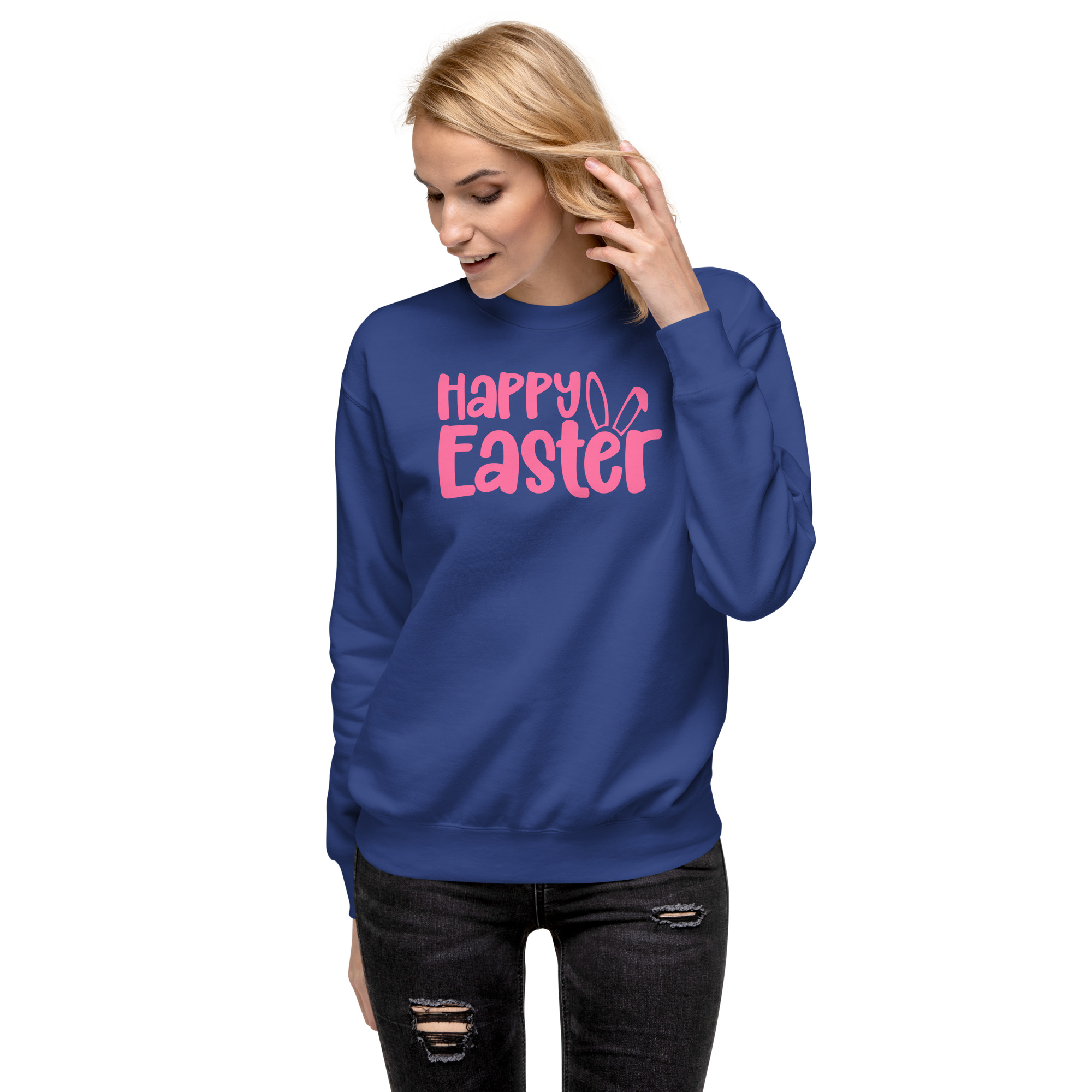 happy easter unisex premium sweatshirt