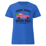 easter farm fresh truck women’s basic softstyle t shirt