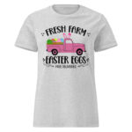 easter farm fresh truck women’s basic softstyle t shirt