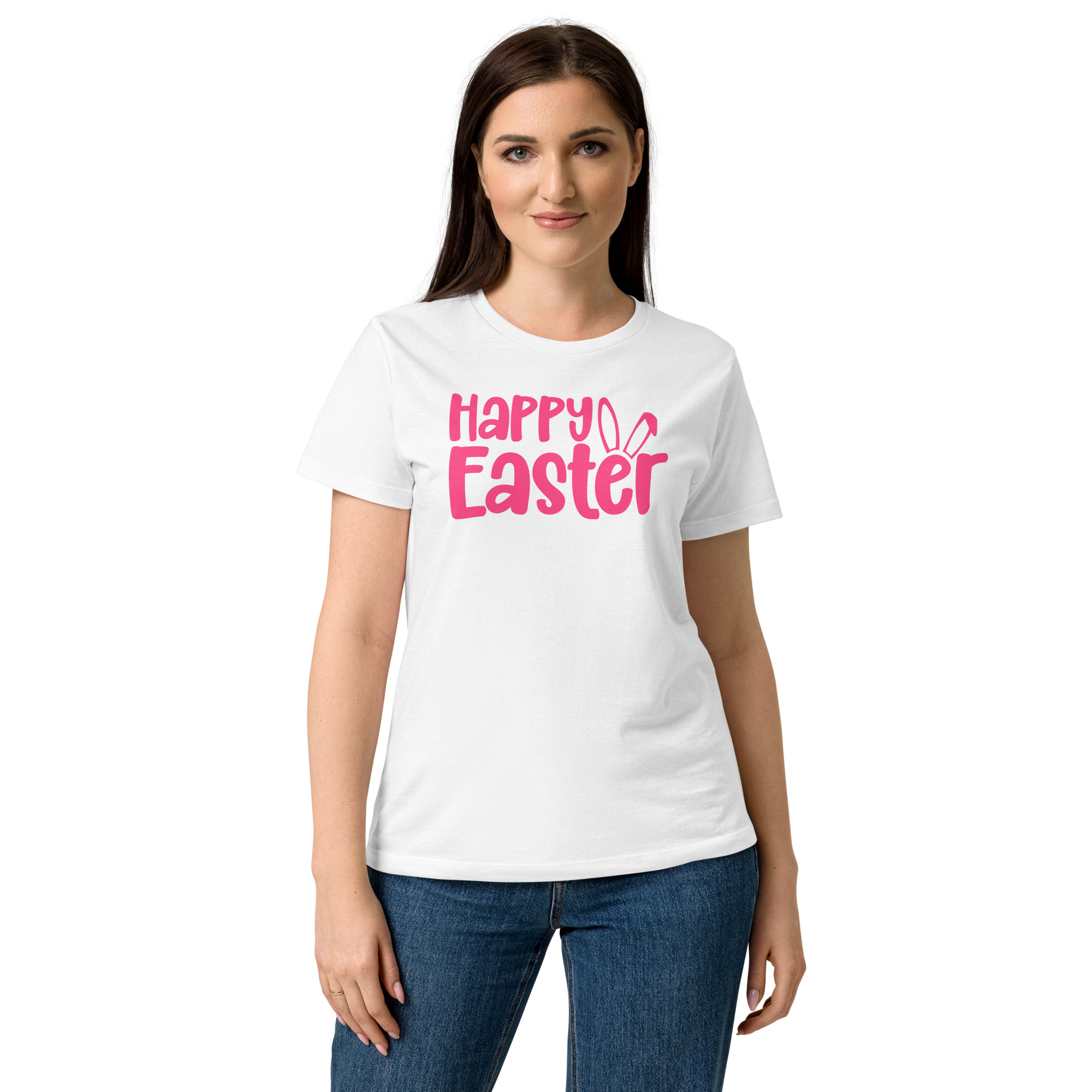 happy easter women’s basic softstyle t shirt