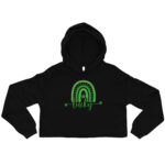 st. patrick's day crop hoodie