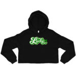 st. patrick's day crop hoodie