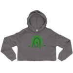 st. patrick's day crop hoodie