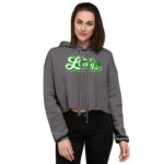st. patrick's day crop hoodie