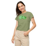 st. patrick's day women’s high waisted t shirt