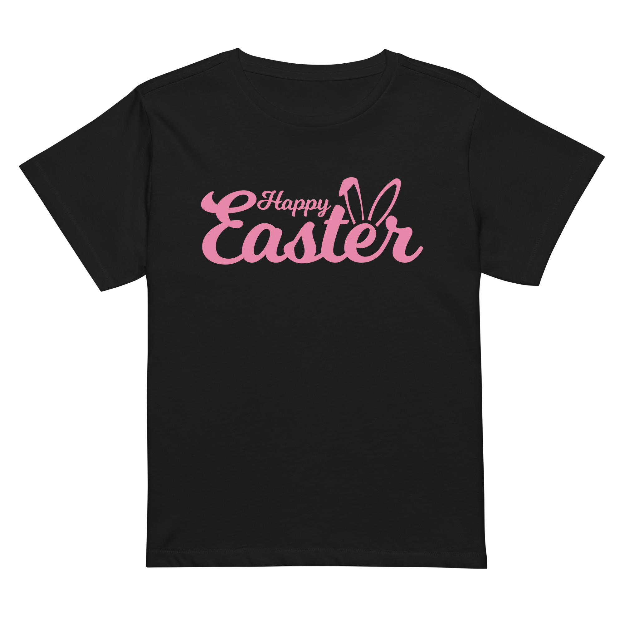 happy easter women’s high waisted t shirt