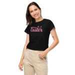 happy easter women’s high waisted t shirt