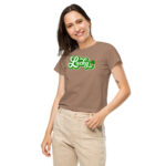 st. patrick's day women’s high waisted t shirt