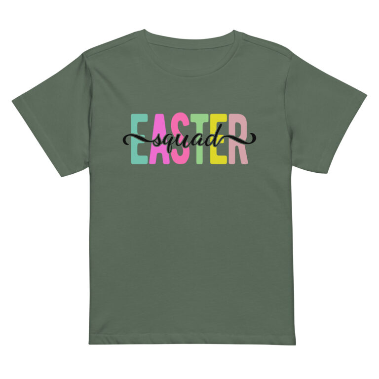 Easter Squad, Easter day shirt, Women’s high-waisted t-shirt