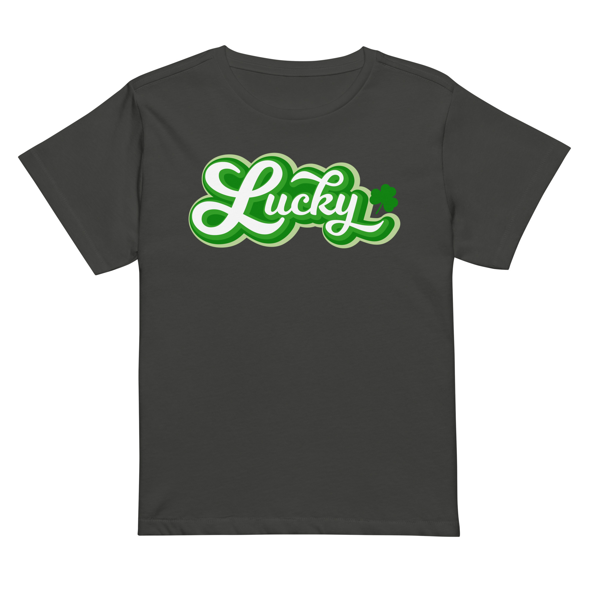 st. patrick's day women’s high waisted t shirt