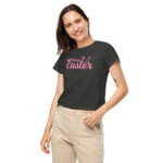 happy easter women’s high waisted t shirt