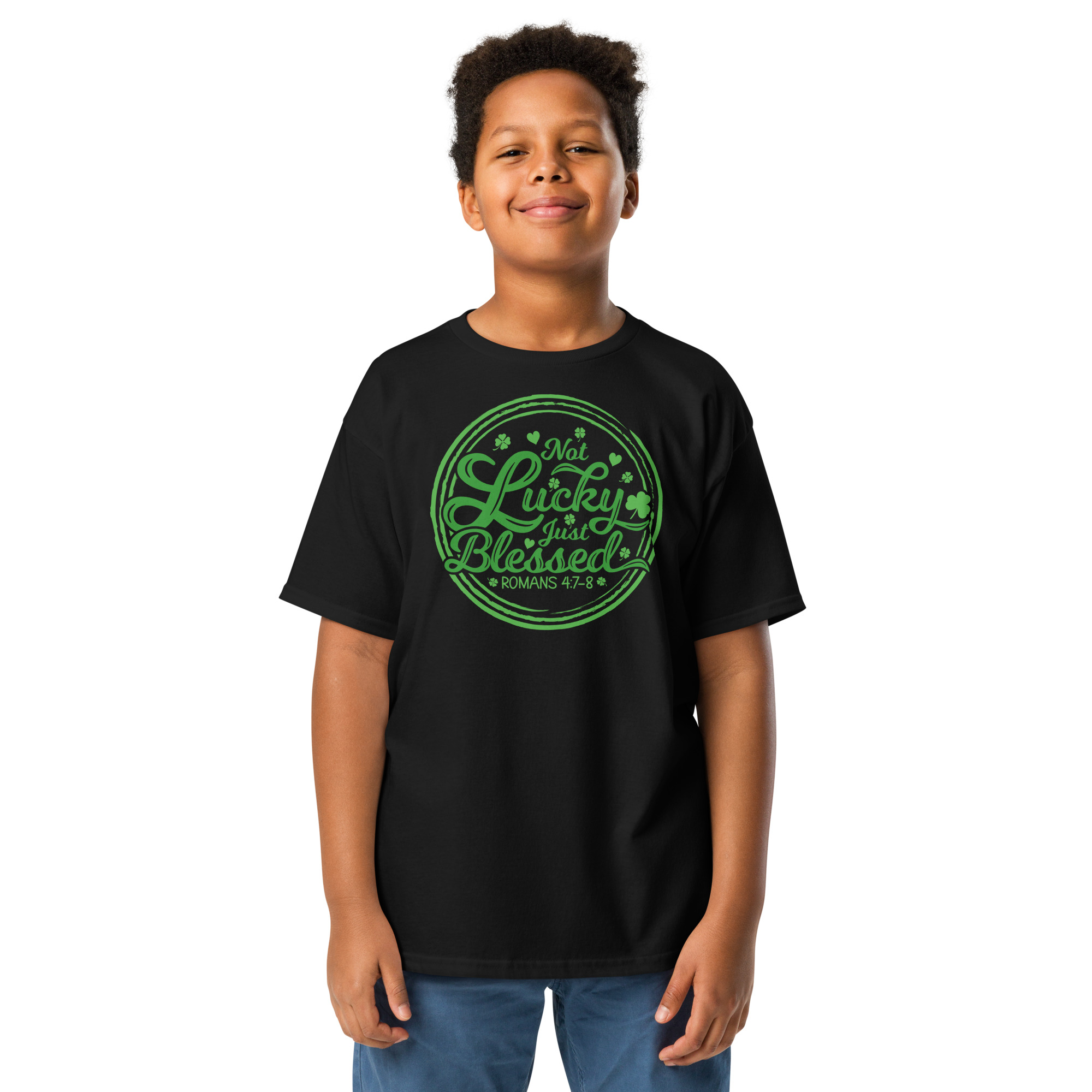 st. patrick's day youth classic tee