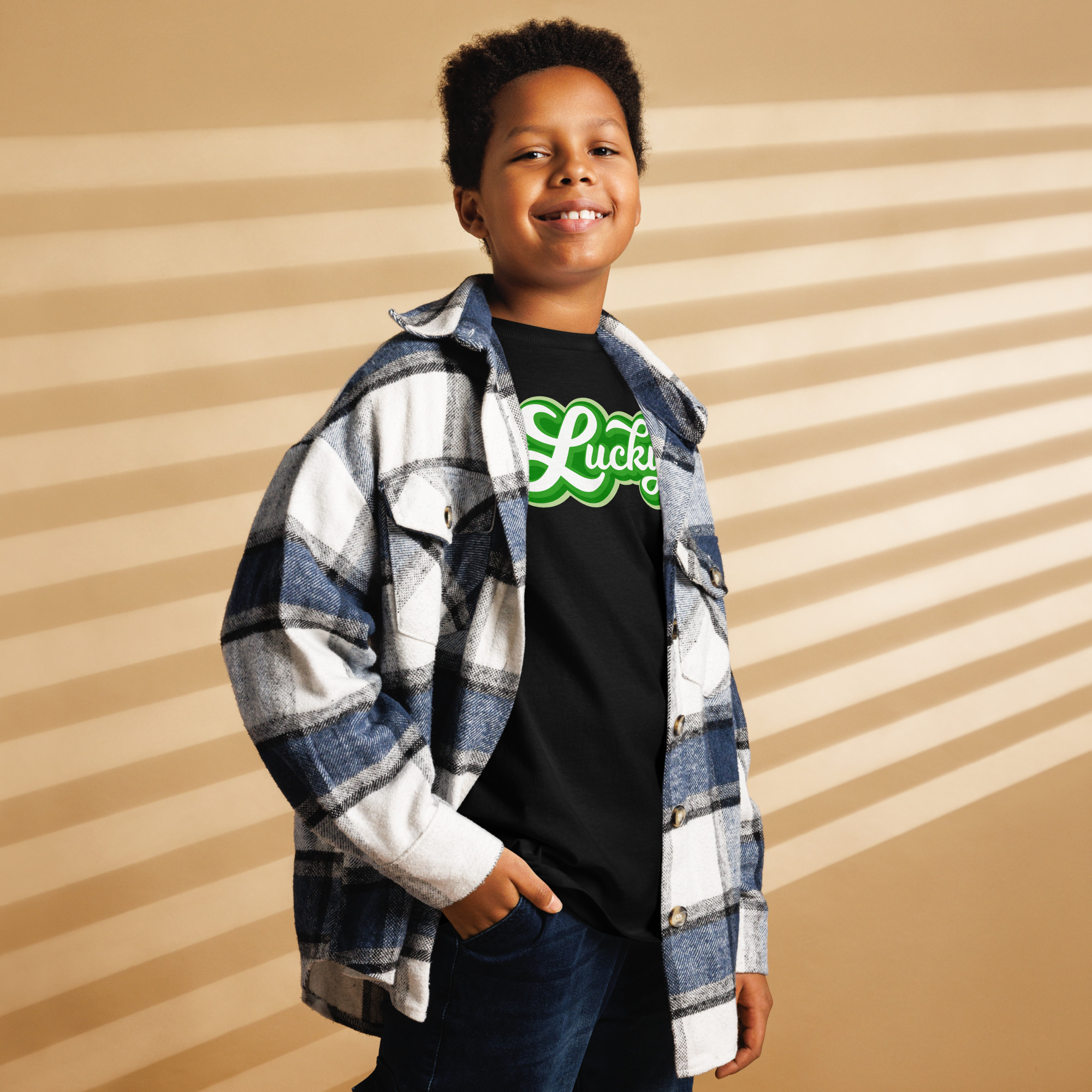 st. patrick's day youth classic tee