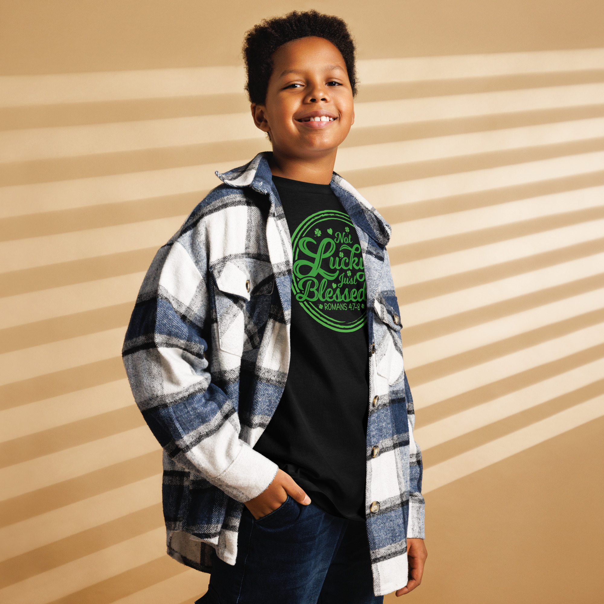 st. patrick's day youth classic tee
