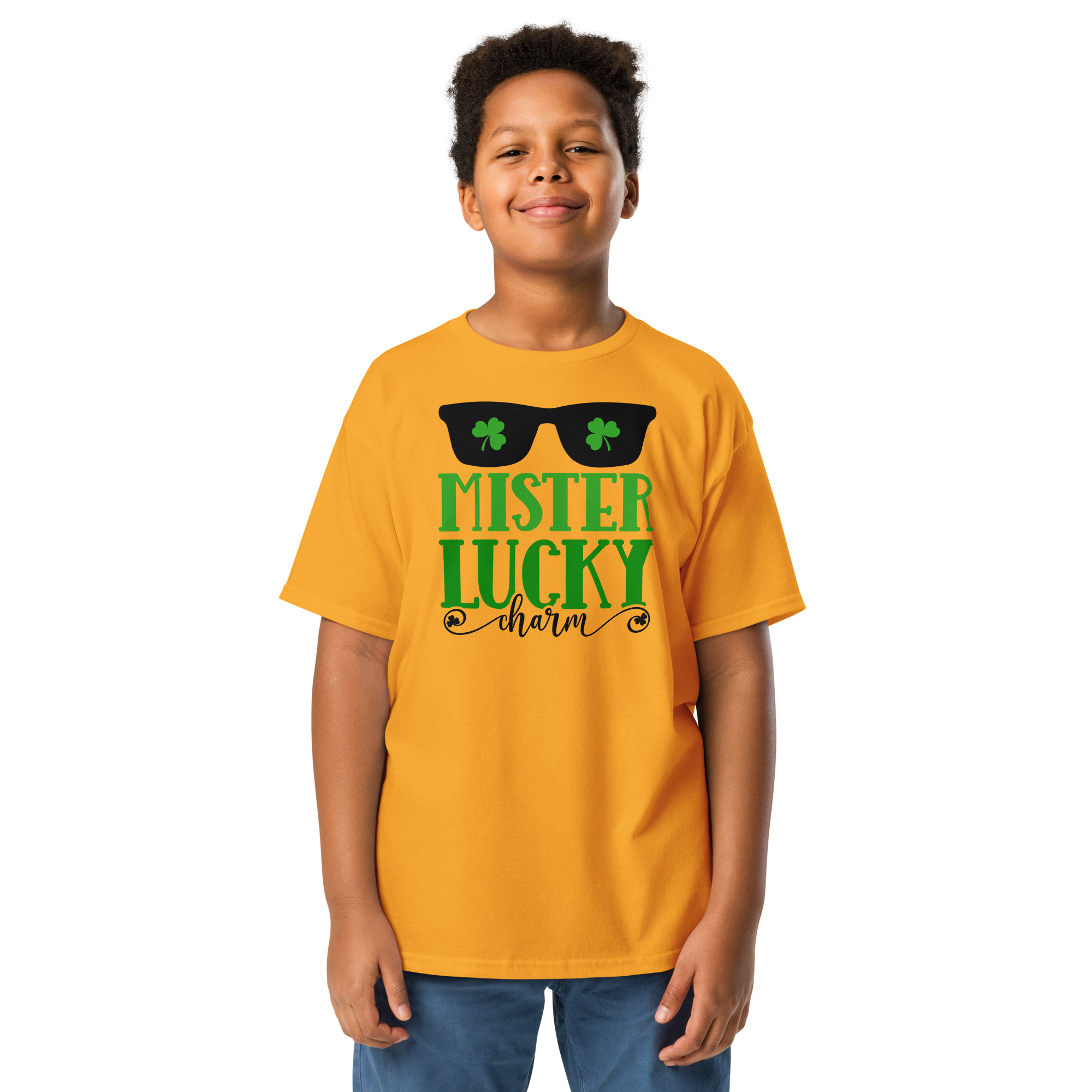 st. patrick's day youth classic tee