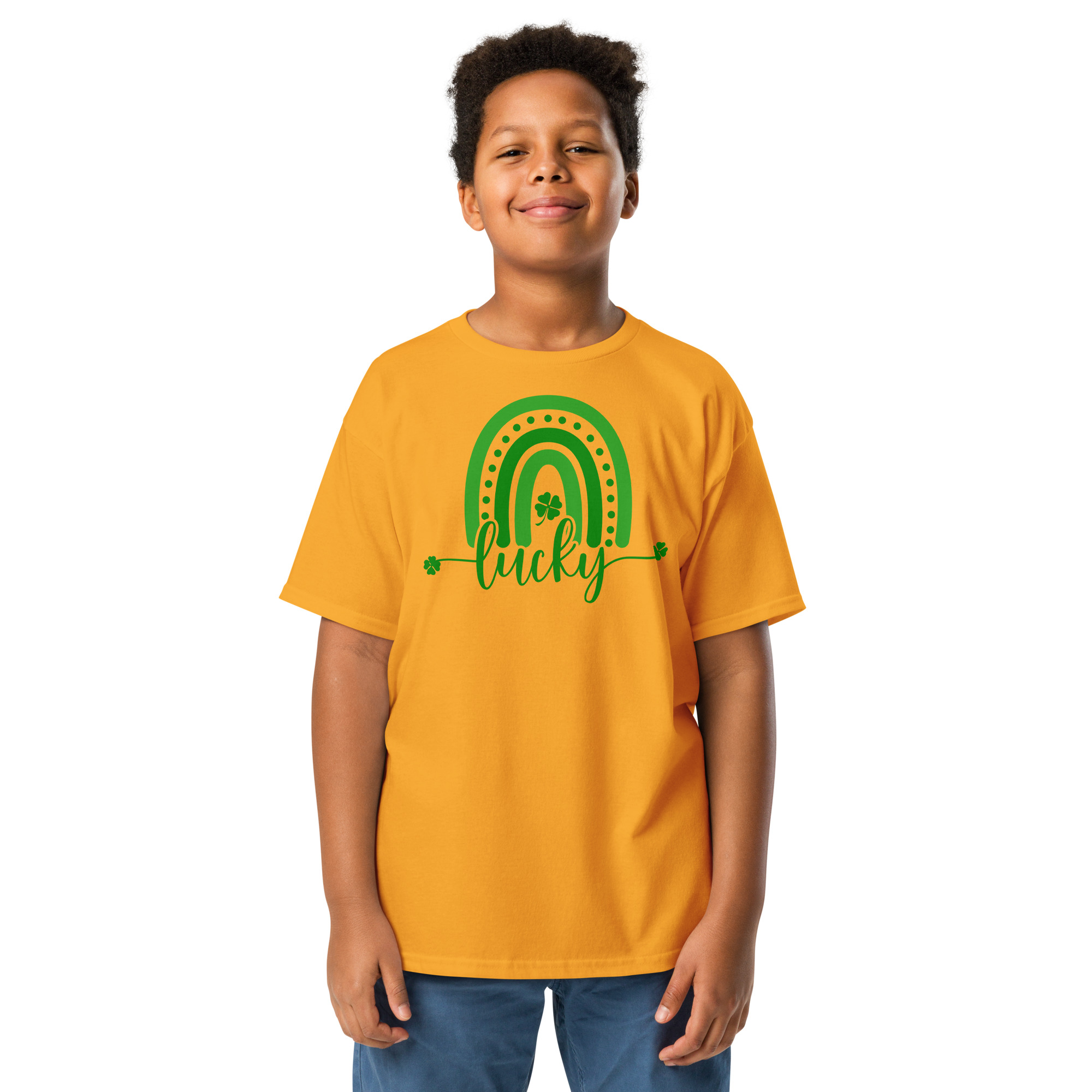 st. patrick's day youth classic tee
