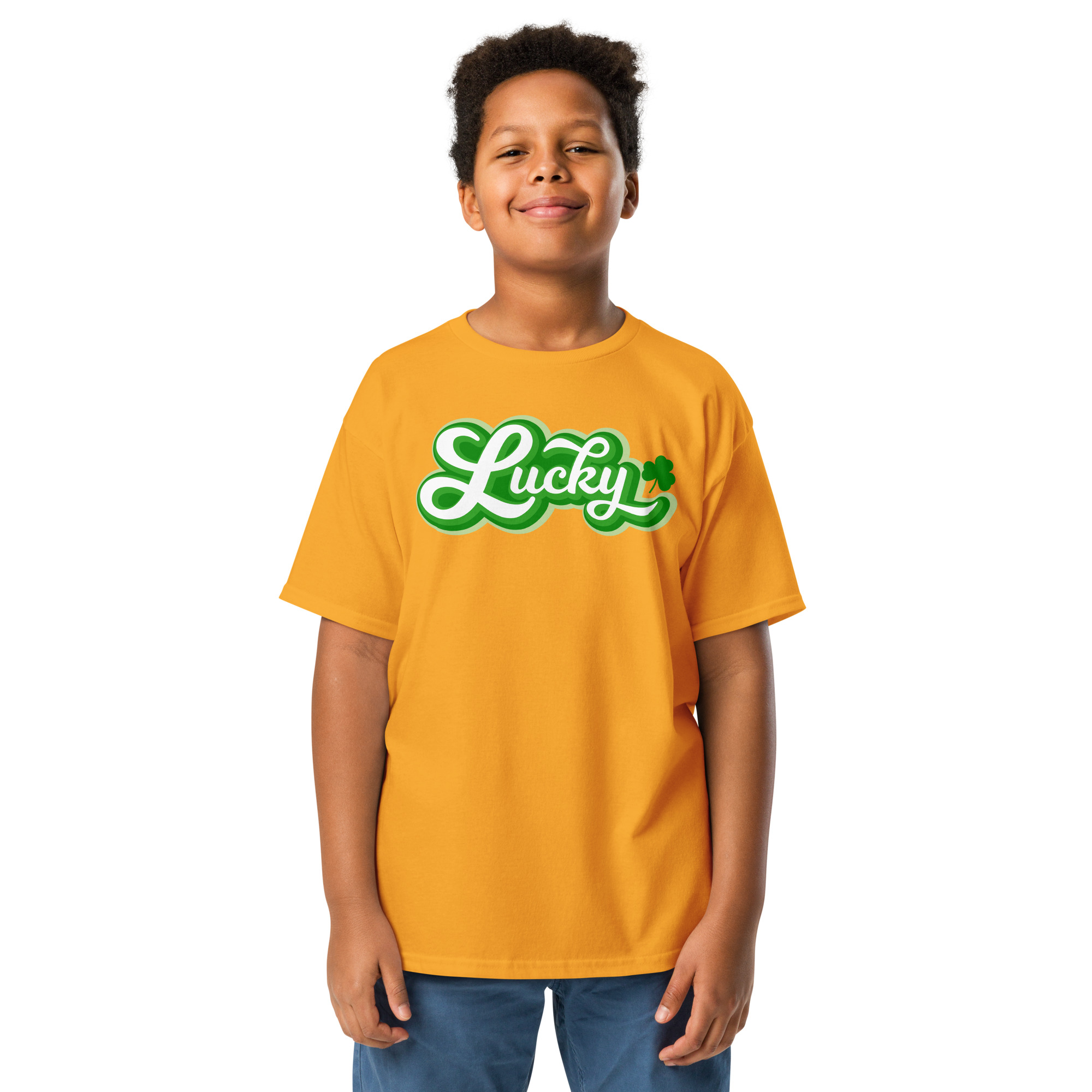 st. patrick's day youth classic tee