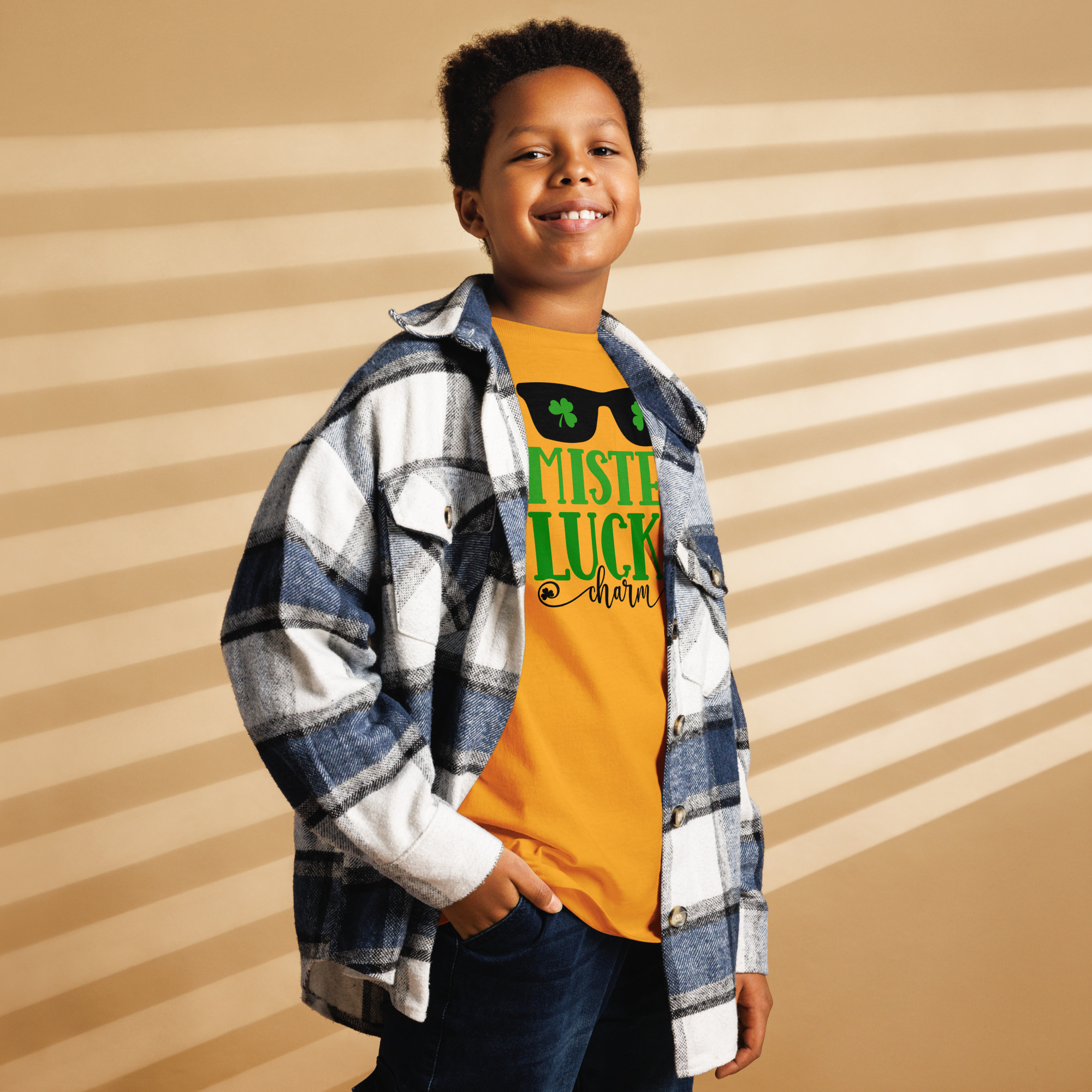 st. patrick's day youth classic tee