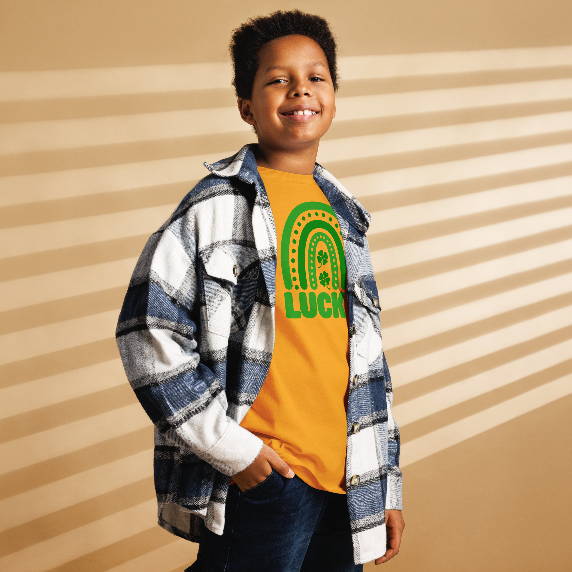 st. patrick's day youth classic tee