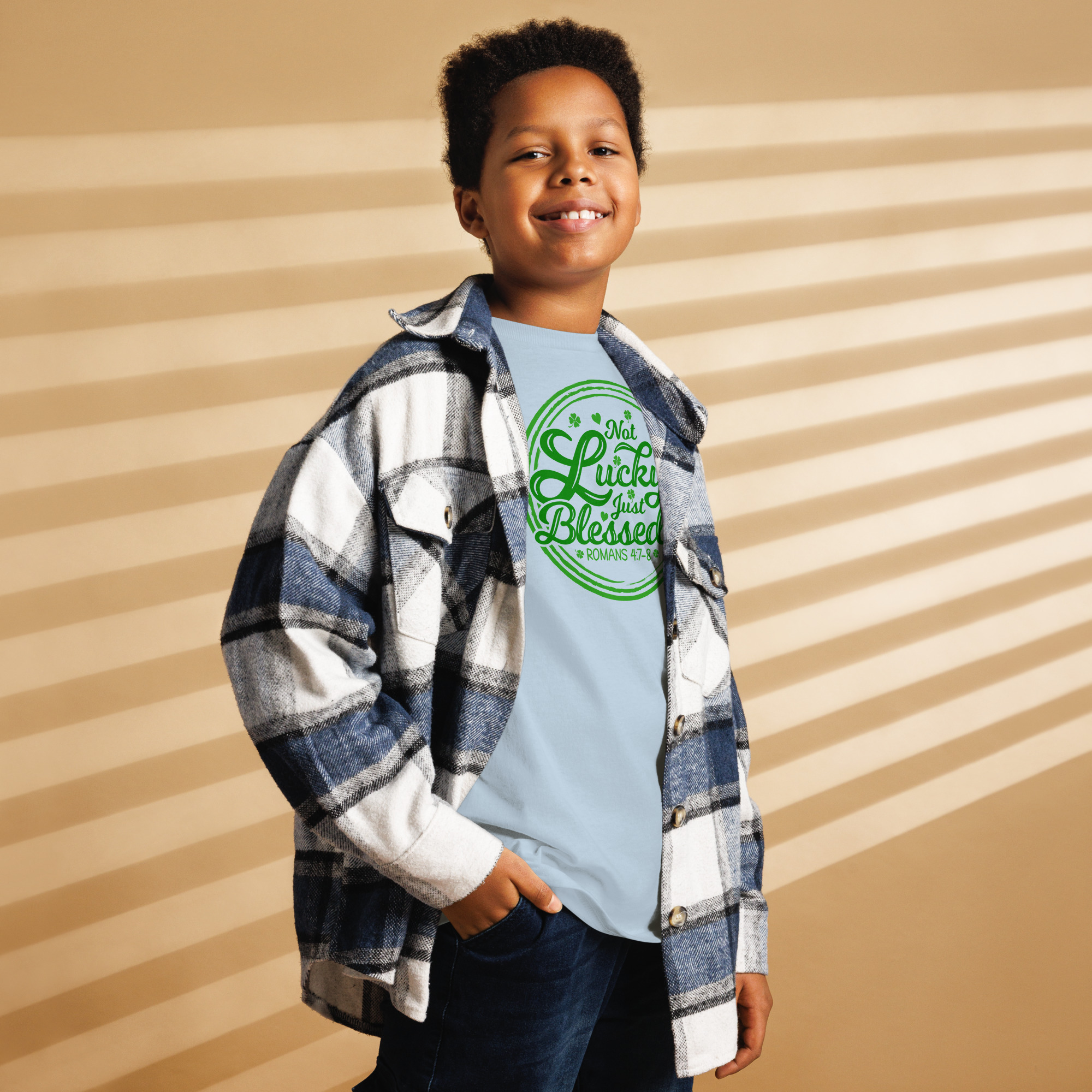 st. patrick's day youth classic tee