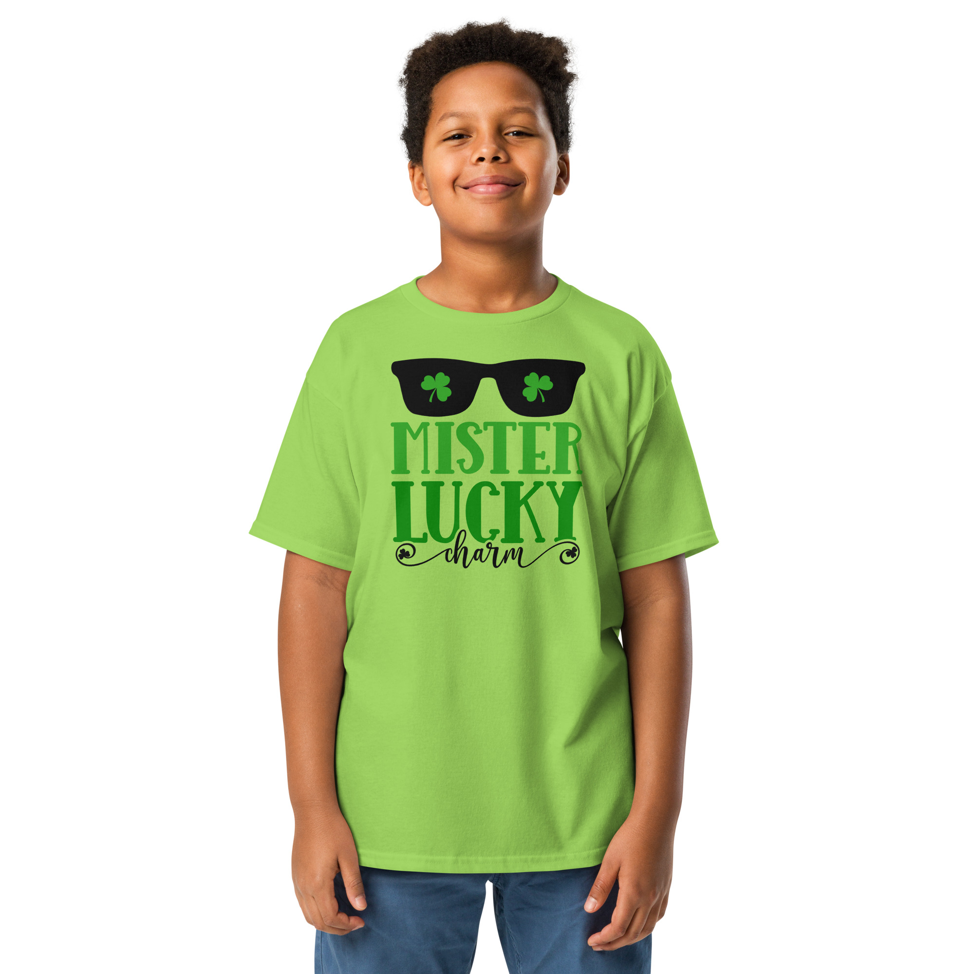 st. patrick's day youth classic tee